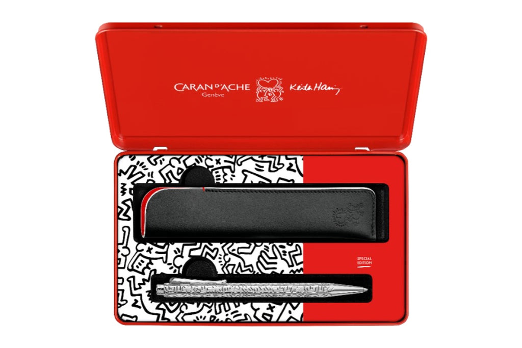 Caran d'Ache Ecridor Keith Haring ballpoint pen with pen case – P.W.  Akkerman Den Haag