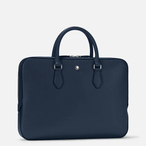 Montblanc Sartorial thin briefcase ink blue