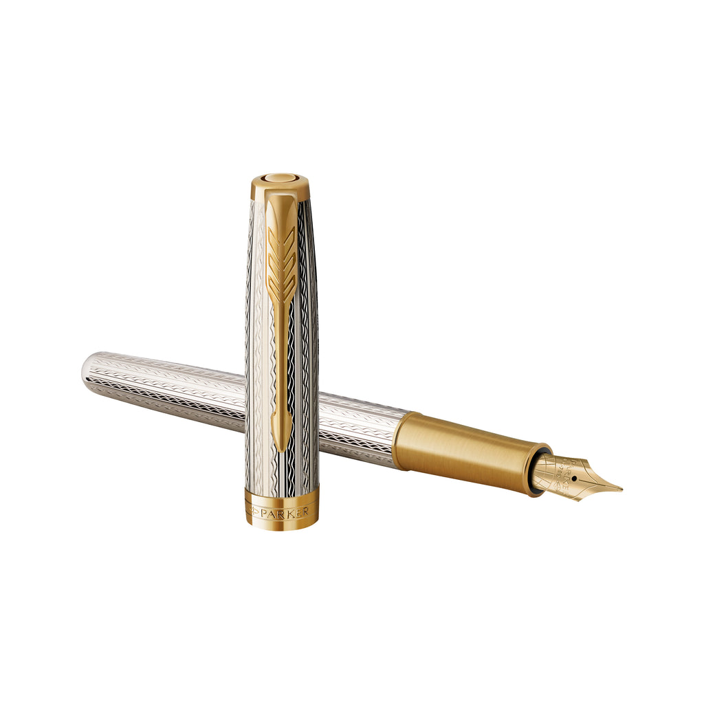 Parker Sonnet Premium Silver Mistral GT fountain pen