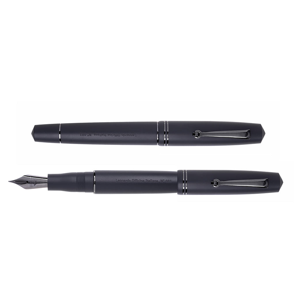 Leonardo Momento Zero black-matte resin fountain pen – P.W.