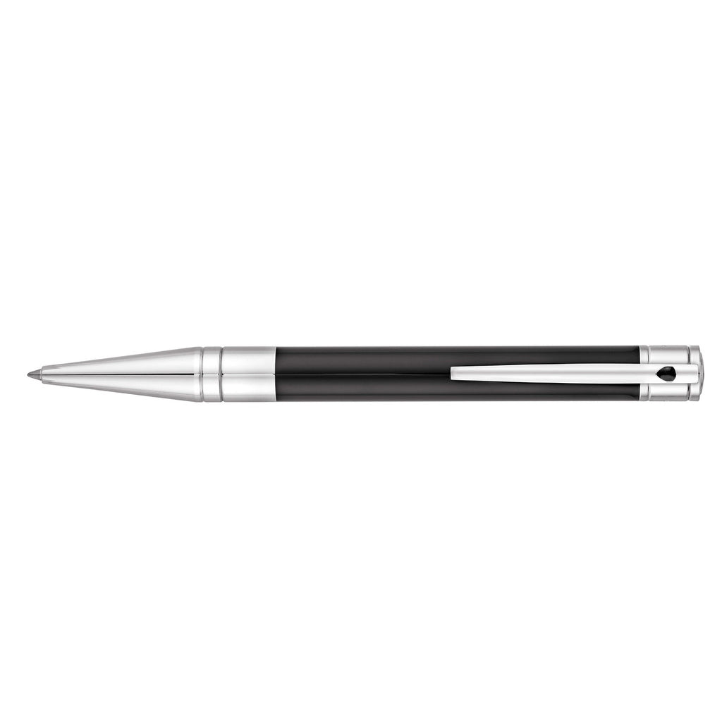 st-dupont-d-initial-black-and-chrome-ballpoint-pen-p-w-akkerman-den-haag