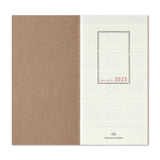 Traveler's Notebook Refill 2025 Weekly + Memo Diary