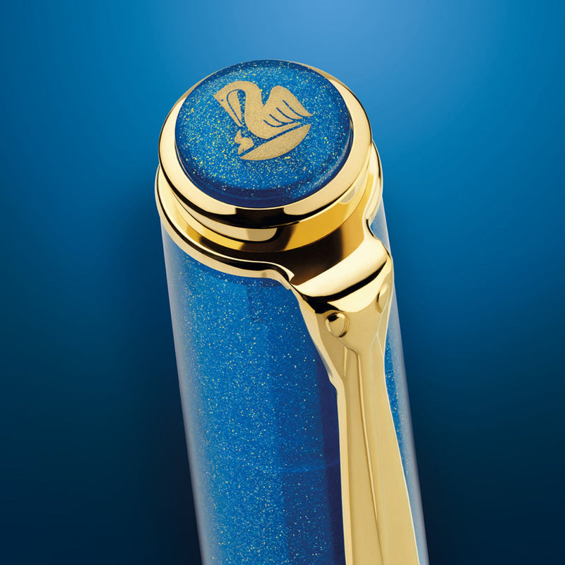 Pelikan Classic M200 Golden Lapis Vulpen Set