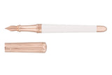 S.T. Dupont Liberté Feminine Wit Rosé goud Vulpen