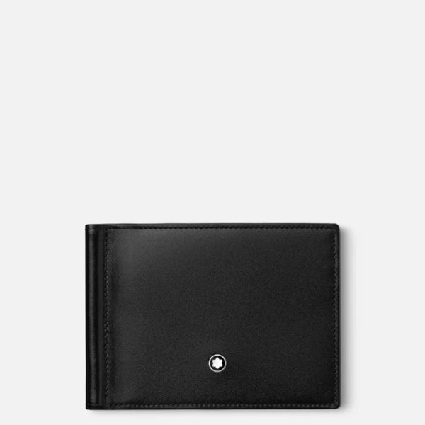 Montblanc Meisterstück wallet 6cc with money clip zwart