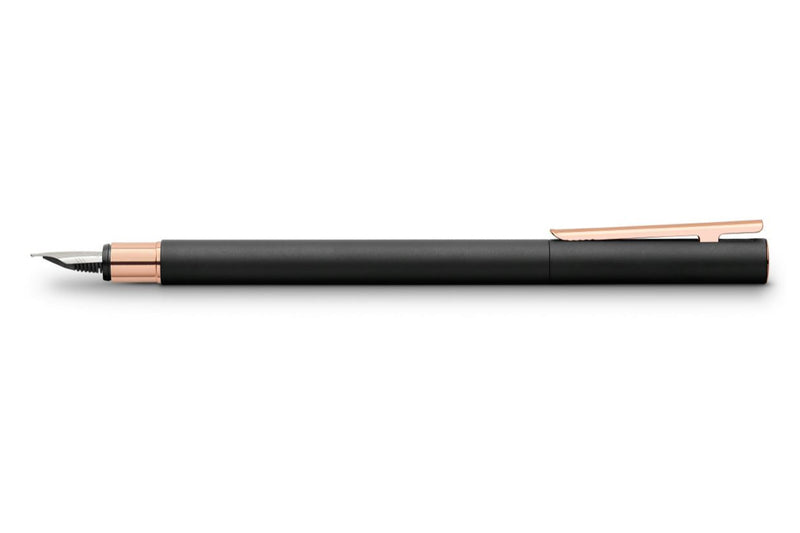 Faber-Castell Vulpen Neo Slim - Metal Black Rosegold