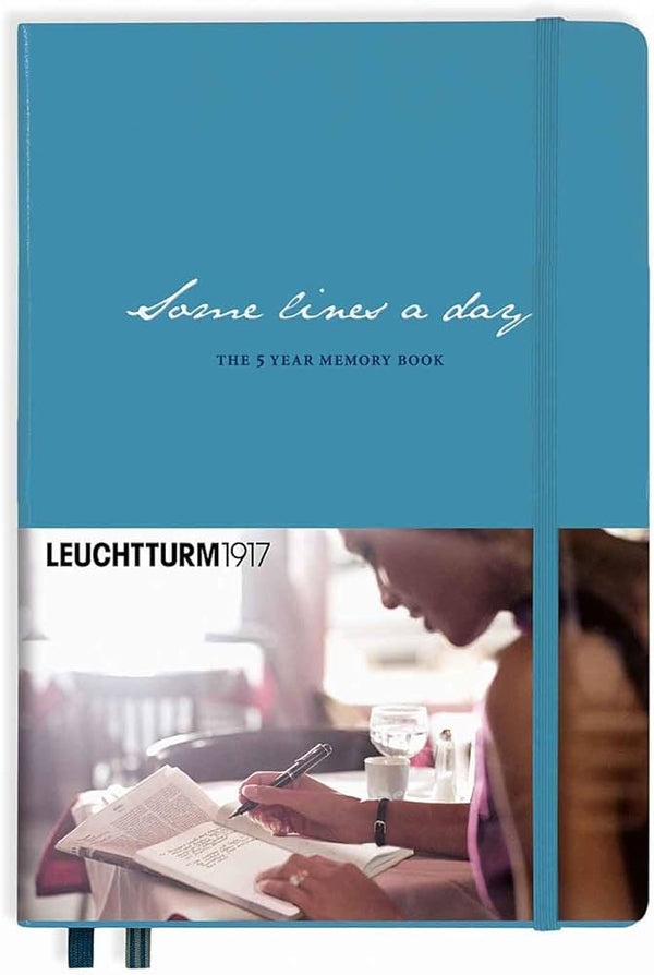 Leuchtturm1917 'The 5 year memory book' Nordic blue