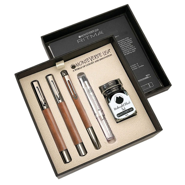 Monteverde Ritma Gift Set - Walnut