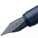 Faber-Castell NEO Slim Aluminium Blauw Vulpen