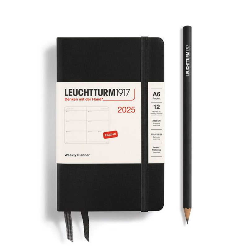 Leuchtturm1917 A6 Pocket Agenda 2025 Weekplanner