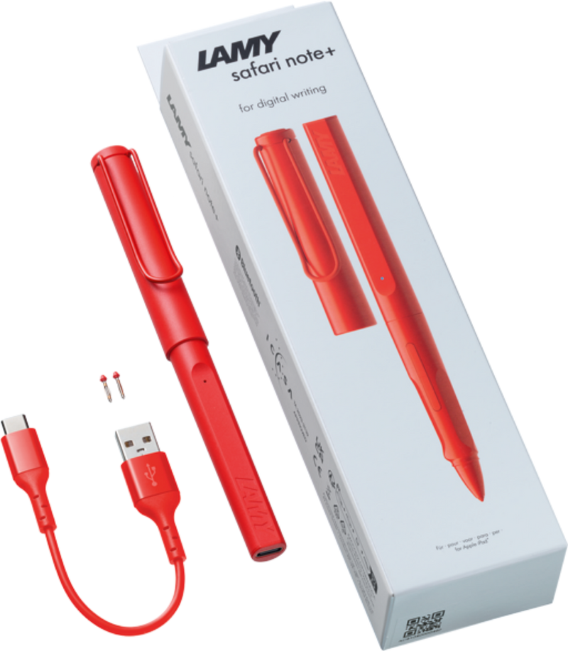 Lamy Safari Note + Digital Writing Rood