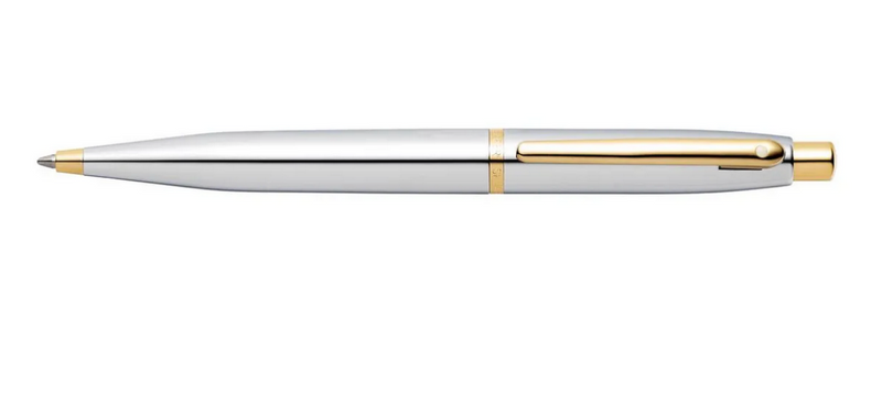 Sheaffer VFM Polished chrome gold plated balpen