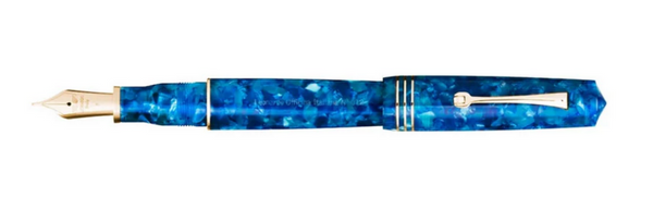 Leonardo Momento Zero Grande Blue Marina Capri GT 18K vulpen