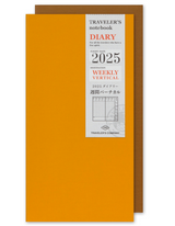 Traveler's Notebook Refill 2025 Weekly Vertical Diary Regular Size