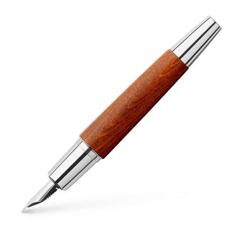 Faber-Castell E-Motion Wood Reddish Brown Vulpen