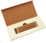 Graf von Faber-Castell 3 pocket pencils Magnum, bruin