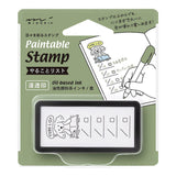 Midori Paintable Stamp Pre-Inked Half size - To-Do list