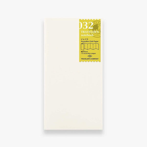 Traveler’s Notebook Accordion Fold Paper navulling 032
