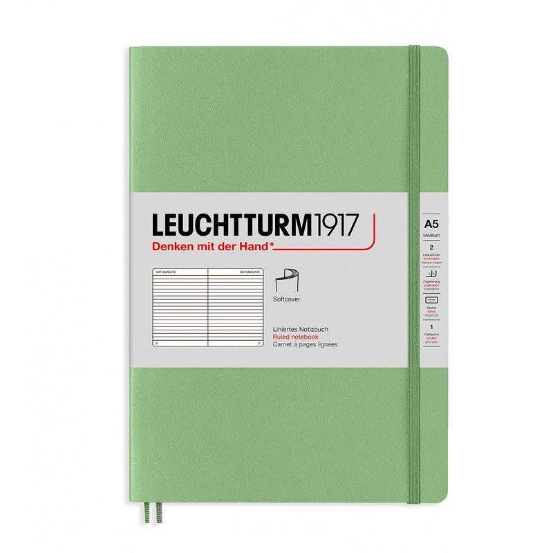 Leuchtturm1917 Medium A5 Notebook - Navy, Dot Grid - The Goulet Pen Company
