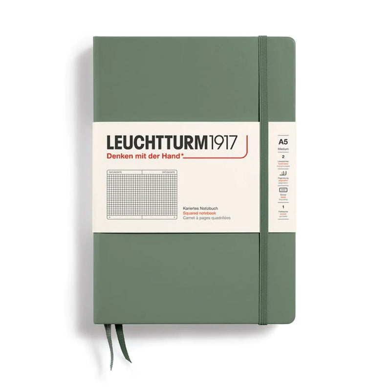 Leuchtturm1917 notitieboek Hardcover Medium A5 ruit