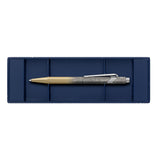 Caran d'Ache 849 Cosmic Blue Gold Balpen