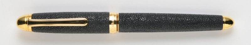 Nakaya Geitenkrimpleer verpakte pen (zwart en goud)