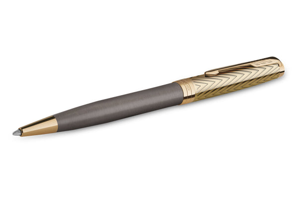 Parker Sonnet 'Pioneers Collection' Arrow Grey Lacquer GT Balpen