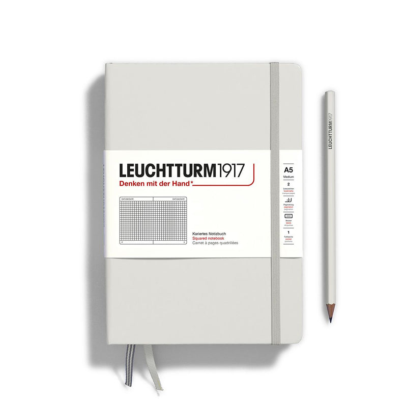 Leuchtturm1917 notitieboek Hardcover Medium A5 ruit