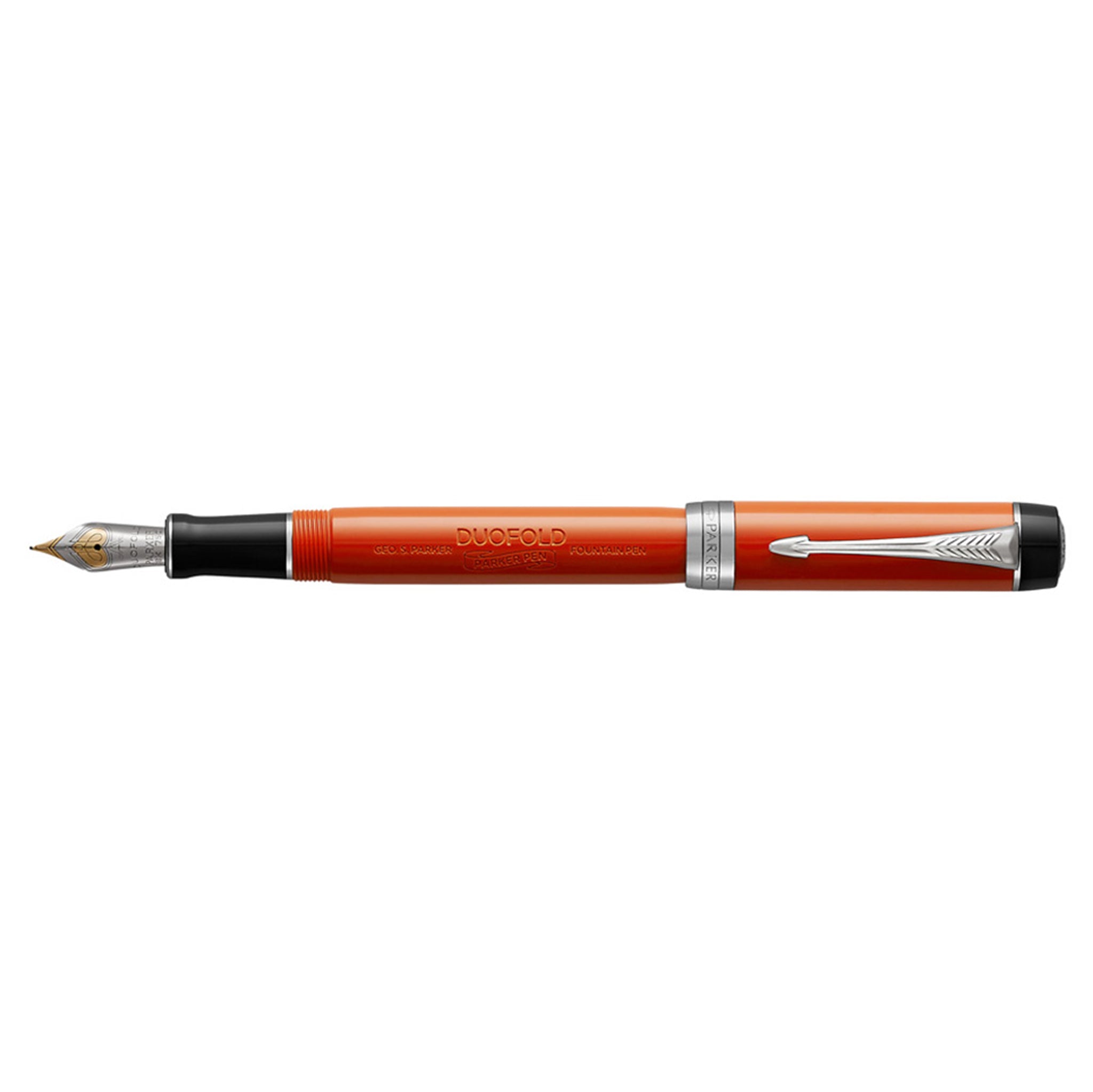 Parker duofold classic big vintage red fountain pen Clearance