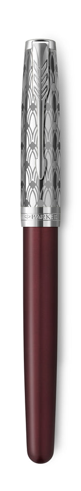 Parker Sonnet Premium Metal & Red Lacquer CT vulpen - P.W. Akkerman Den Haag