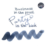 Business in the front Party in the back Blue - Limited Edition Akkerman vulpeninkt