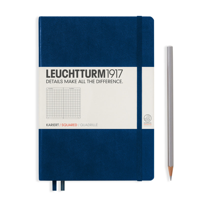 Leuchtturm1917 notitieboek Hardcover Medium A5 ruit - P.W. Akkerman Den Haag