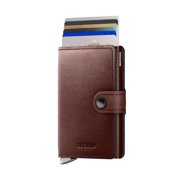 Secrid Premium Mini Wallet. Dusk Dark Brown